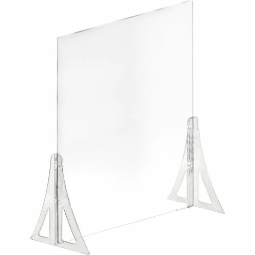 Global Approved 179776-187 Counter Cashier Shield Acrylic 30"W x 46"H - Image 2