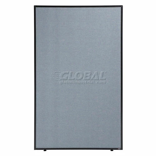 Interion By Global Industrial Interion® Pre-Configured Office Cubicle - 8'W x 8'D x 72"H - Starter Kit - Blue - Image 3