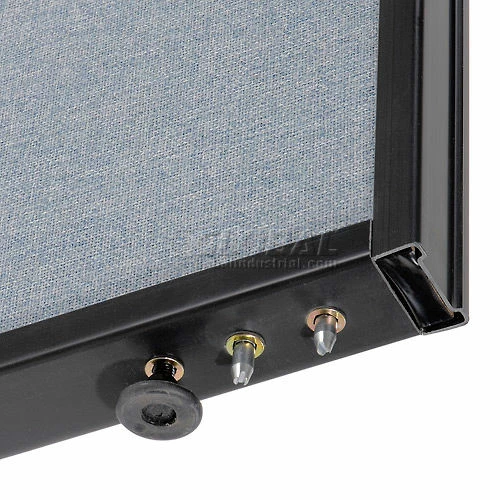Interion By Global Industrial Interion® Office Partition Panel, 36-1/4"W x 42"H, Blue - Image 5