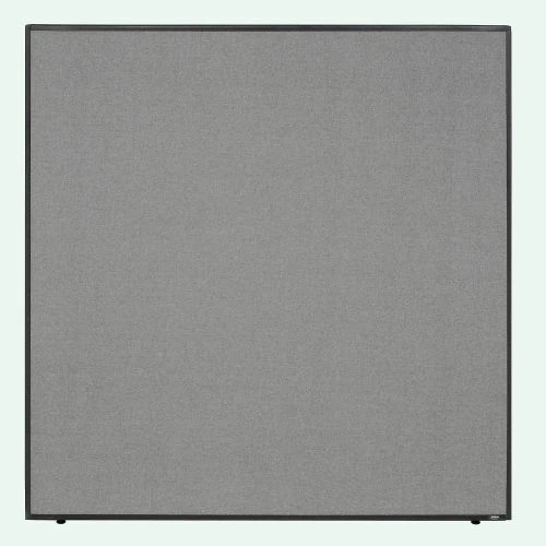 Interion By Global Industrial Interion® Pre-Configured Office Cubicle - 6'W x 6'D x 72"H - Add-On Kit - Gray - Image 6