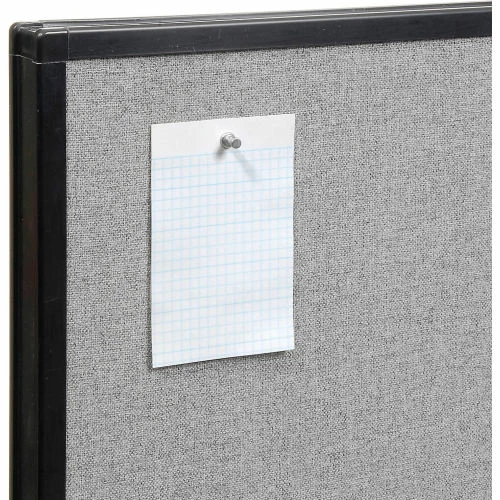 Interion By Global Industrial Interion® Pre-Configured Office Cubicle - 8'W x 8'D x 72"H - Add-On Kit - Gray - Image 9