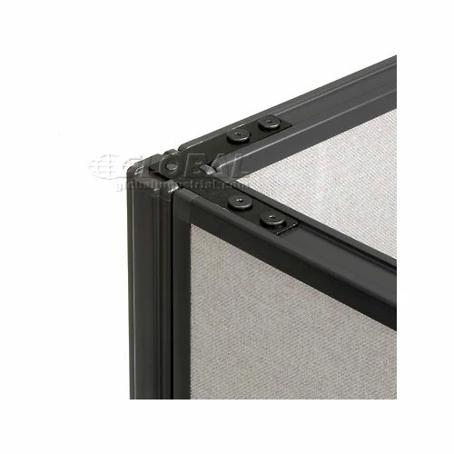 Interion By Global Industrial Interion® 90 Degree Corner Connector Kit For 60"H Panel - Image 2