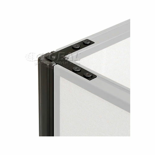 Interion By Global Industrial Interion® 90 Degree Corner Connector Kit for 100"H Panel - Image 3