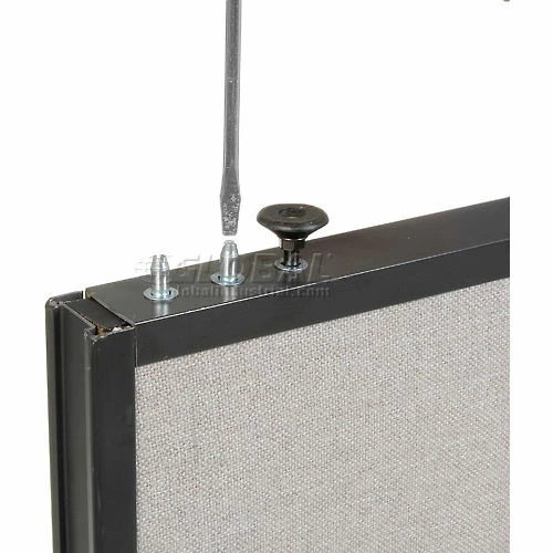 Interion By Global Industrial Interion® 90 Degree Corner Connector Kit for 96"H Panel - Image 6