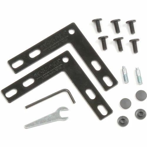 Interion By Global Industrial Interion® 90 Degree Corner Connector Kit for 96"H Panel - Image 5