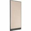Interion By Global Industrial Interion® Electric Office Partition Panel, 36-1/4"W x 76"H, Tan