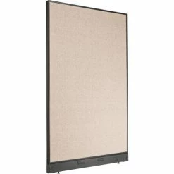 Interion By Global Industrial Interion® Electric Office Partition Panel, 48-1/4"W x 76"H, Tan