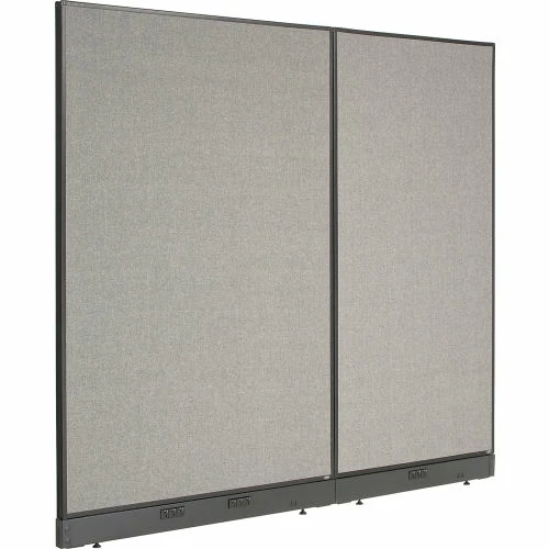 Interion By Global Industrial Interion® Electric Office Partition Panel, 60-1/4"W x 64"H, Gray - Image 5