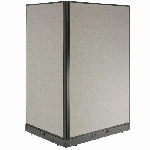 Interion By Global Industrial Interion® Electric Office Partition Panel, 60-1/4"W x 64"H, Gray - Image 6