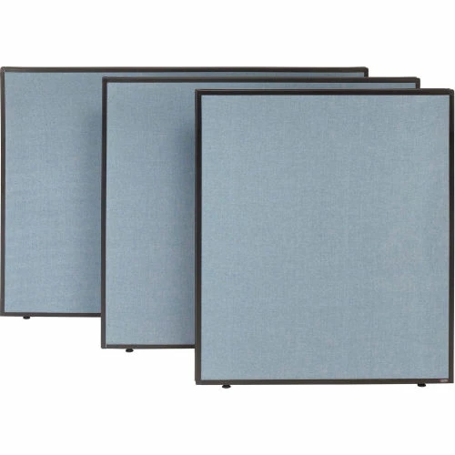 Interion By Global Industrial Interion® Office Partition Panel, 36-1/4"W x 42"H, Blue - Image 11