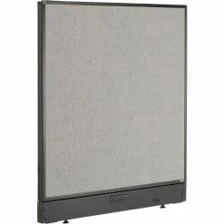 Interion By Global Industrial Interion® Electric Office Partition Panel, 36-1/4"W x 46"H, Gray