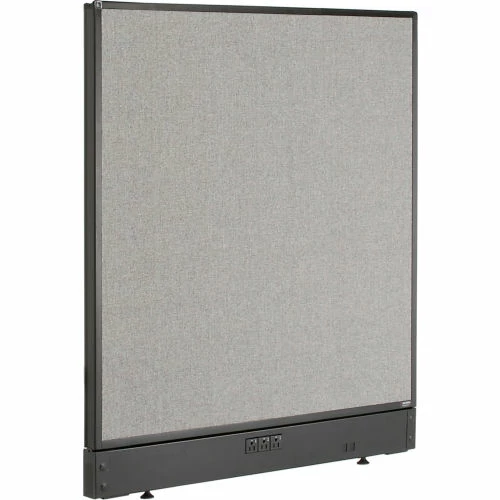 Interion By Global Industrial Interion® Electric Office Partition Panel, 36-1/4"W x 46"H, Gray