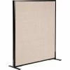 Interion By Global Industrial Interion® Freestanding Office Partition Panel, 36-1/4"W x 42"H, Tan