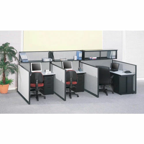 Interion By Global Industrial Interion® Electric Office Partition Panel, 36-1/4"W x 46"H, Gray - Image 9