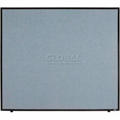 Interion By Global Industrial Interion® Office Partition Panel, 48-1/4"W x 42"H, Blue