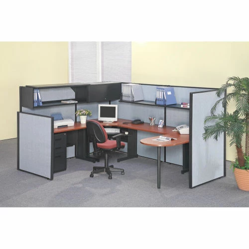 Interion By Global Industrial Interion® Office Partition Panel, 36-1/4"W x 42"H, Blue - Image 9