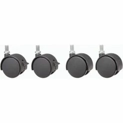 Interion By Global Industrial Interion® Caster Kit For Pedestal File (Set Of 4)