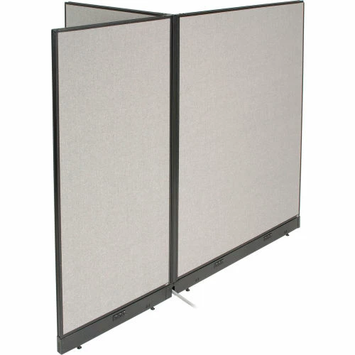 Interion By Global Industrial Interion® Three Way Connector Kit For 46" H Panel With 1 Pass Through Cable - Image 7