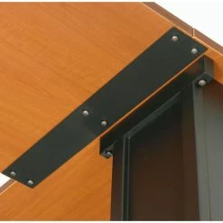 Interion By Global Industrial Interion® Table Top Connector Bracket, 23-5/8"L x 3-1/8"W x 3-1/8"D
