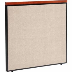 Interion By Global Industrial Interion® Deluxe Office Partition Panel, 48-1/4"W x 43-1/2"H, Tan