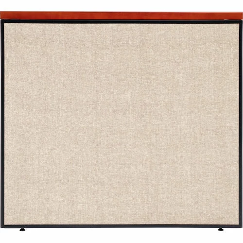 Interion By Global Industrial Interion® Deluxe Office Partition Panel, 48-1/4"W x 43-1/2"H, Tan - Image 2