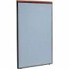 Interion By Global Industrial Interion® Deluxe Office Partition Panel, 48-1/4"W x 73-1/2"H, Blue