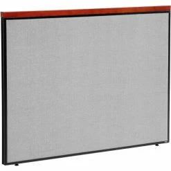 Interion By Global Industrial Interion® Deluxe Office Partition Panel, 60-1/4"W x 43-1/2"H, Gray