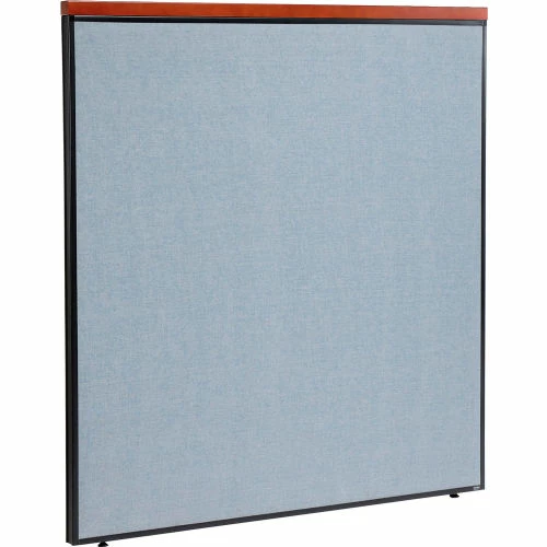 Interion By Global Industrial Interion® Deluxe Office Partition Panel, 60-1/4"W x 61-1/2"H, Blue