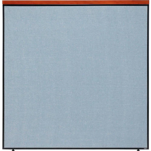 Interion By Global Industrial Interion® Deluxe Office Partition Panel, 60-1/4"W x 61-1/2"H, Blue - Image 2
