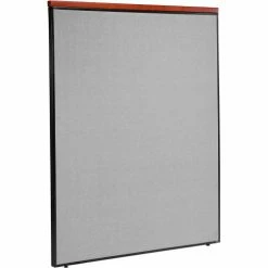 Interion By Global Industrial Interion® Deluxe Office Partition Panel, 60-1/4"W x 73-1/2"H, Gray