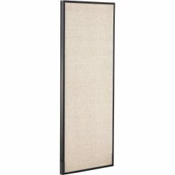 Interion By Global Industrial Interion® Office Partition Panel, 24-1/4"W x 60"H, Tan
