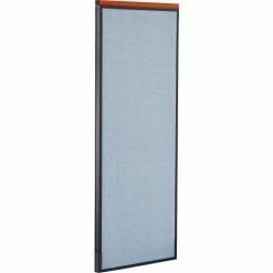 Interion By Global Industrial Interion® Deluxe Office Partition Panel, 24-1/4"W x 61-1/2"H, Blue