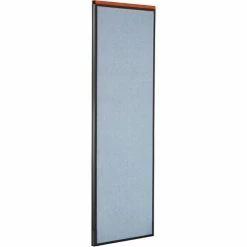 Interion By Global Industrial Interion® Deluxe Office Partition Panel, 24-1/4"W x 73-1/2"H, Blue