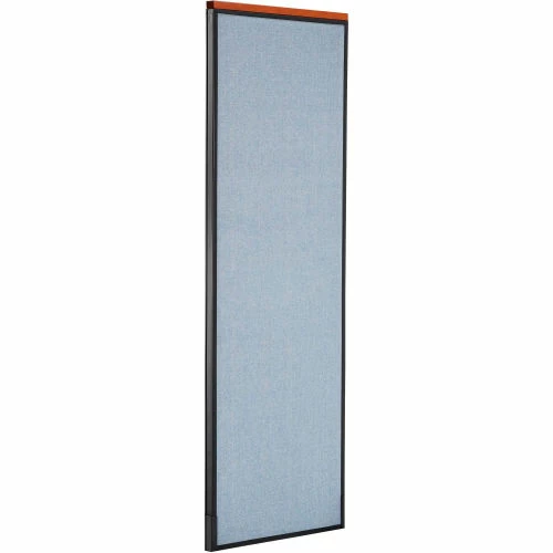Interion By Global Industrial Interion® Deluxe Office Partition Panel, 24-1/4"W x 73-1/2"H, Blue