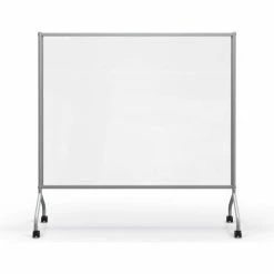 Balt® Acrylic Mobile Divider - 71.7"W x 71.8"H - Clear