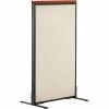 Interion By Global Industrial Interion® Deluxe Freestanding Office Partition Panel, 24-1/4"W x 43-1/2"H, Tan