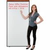 Interion By Global Industrial Interion® Deluxe Office Partition Panel with Whiteboard, 36-1/4"W x 73-1/2"H