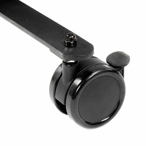 Interion By Global Industrial Interion® Mobile Office Partition Panel, 48-1/4"W x 75"H, Gray - Image 3