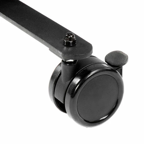 Interion By Global Industrial Interion® Mobile Office Partition Panel with Partial Window, 60-1/4"W x 99"H, Gray - Image 3