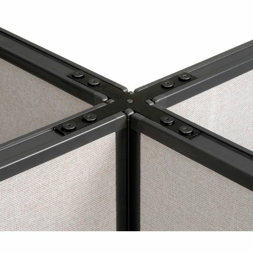 Interion By Global Industrial Interion® Pre-Configured 4 Person Office Cubicle - Image 14