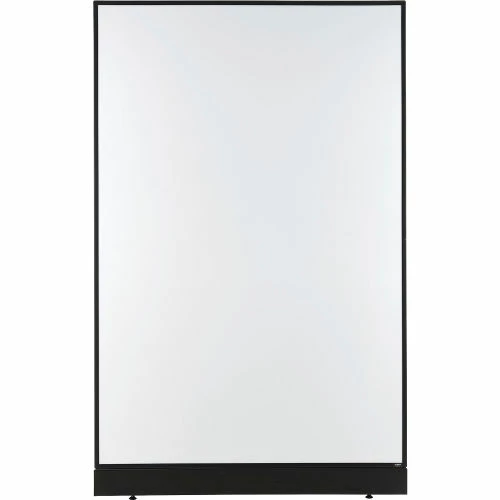 Interion By Global Industrial Interion® Office Partition Panel with Whiteboard and Raceway, 48-1/4"W x 76"H - Image 2