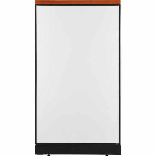 Interion By Global Industrial Interion® Deluxe Office Partition Panel with Whiteboard and Raceway, 36-1/4"W x 65-1/2"H - Image 2