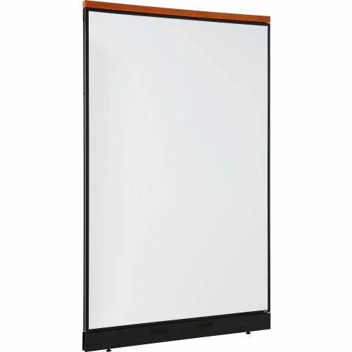 Interion By Global Industrial Interion® Deluxe Office Partition Panel w/Whiteboard and Pass-Thru Cable 48-1/4"W x 77-1/2"H - Image 2