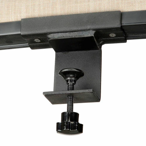 Interion By Global Industrial Interion® Universal Clamp-On Desk Partition - Frosted - Image 7