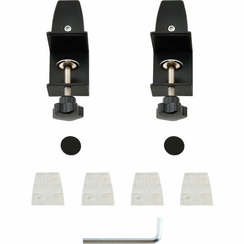 Interion By Global Industrial Interion® Mounted Clear Desk Divider, 36"W x 24"H - Image 5