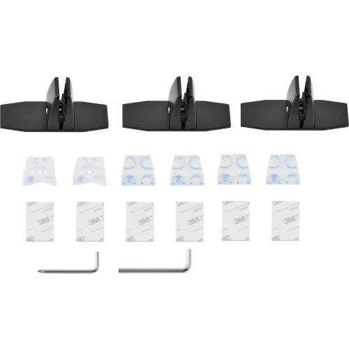 Interion By Global Industrial Interion® Freestanding Clear Desk Divider, 60"W x 24"H - Image 5