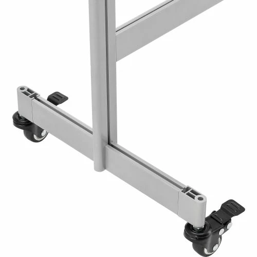 Global Industrial Clear Mobile Divider, Acrylic, 43"W x 75"H - Image 6