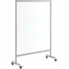 Global Industrial™ Clear Mobile Divider, Acrylic, 43"W x 60"H