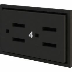 Interion By Global Industrial Interion® Modular Partition Circuit 4 Dedicated Receptacle