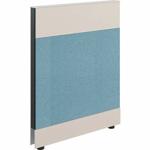Interion By Global Industrial Interion® Modular Partition Base Panel, 30"W x 38"H, Blue